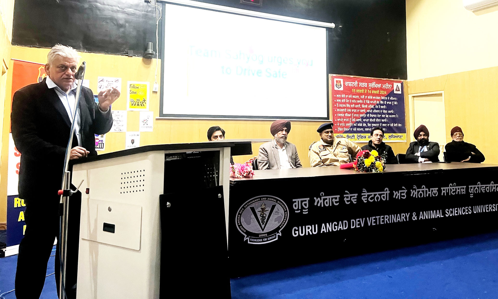 Vet Varsity organises Road Safety Awareness Programme